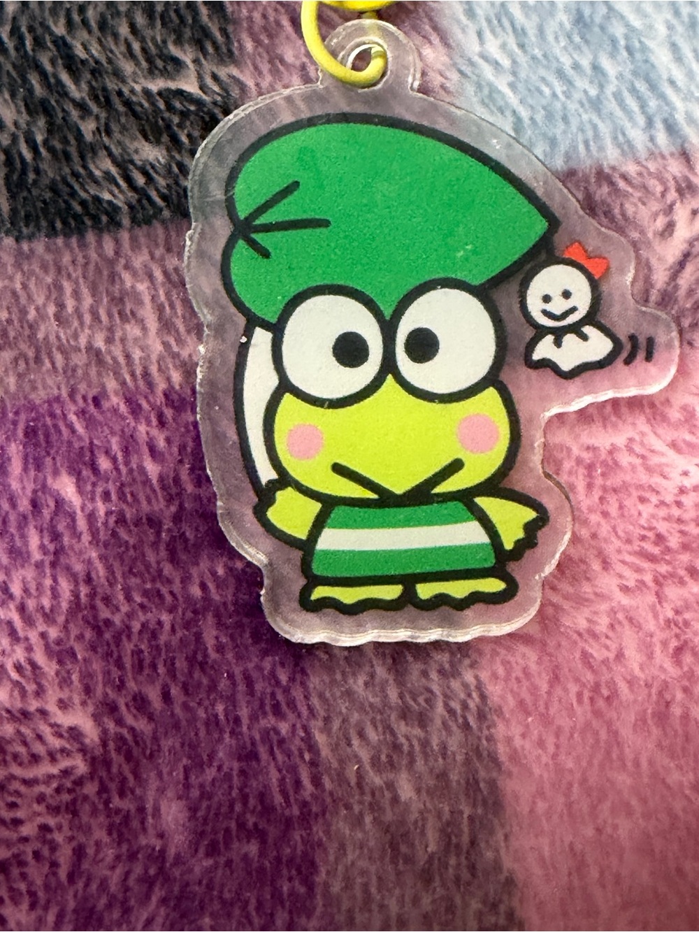 Cute frog Sanrio Keroppi Backpack Charm NWT